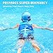 Gogokids Toddler Swim Vest, Premium Kids Swimming Jacket for 30-40-50-60-70 Lbs Girls and Boys, Floaties Vest Swimming Aid with Dual Adjustable Safety Strap for 2-9 Years in Pool/Puddle/Beach