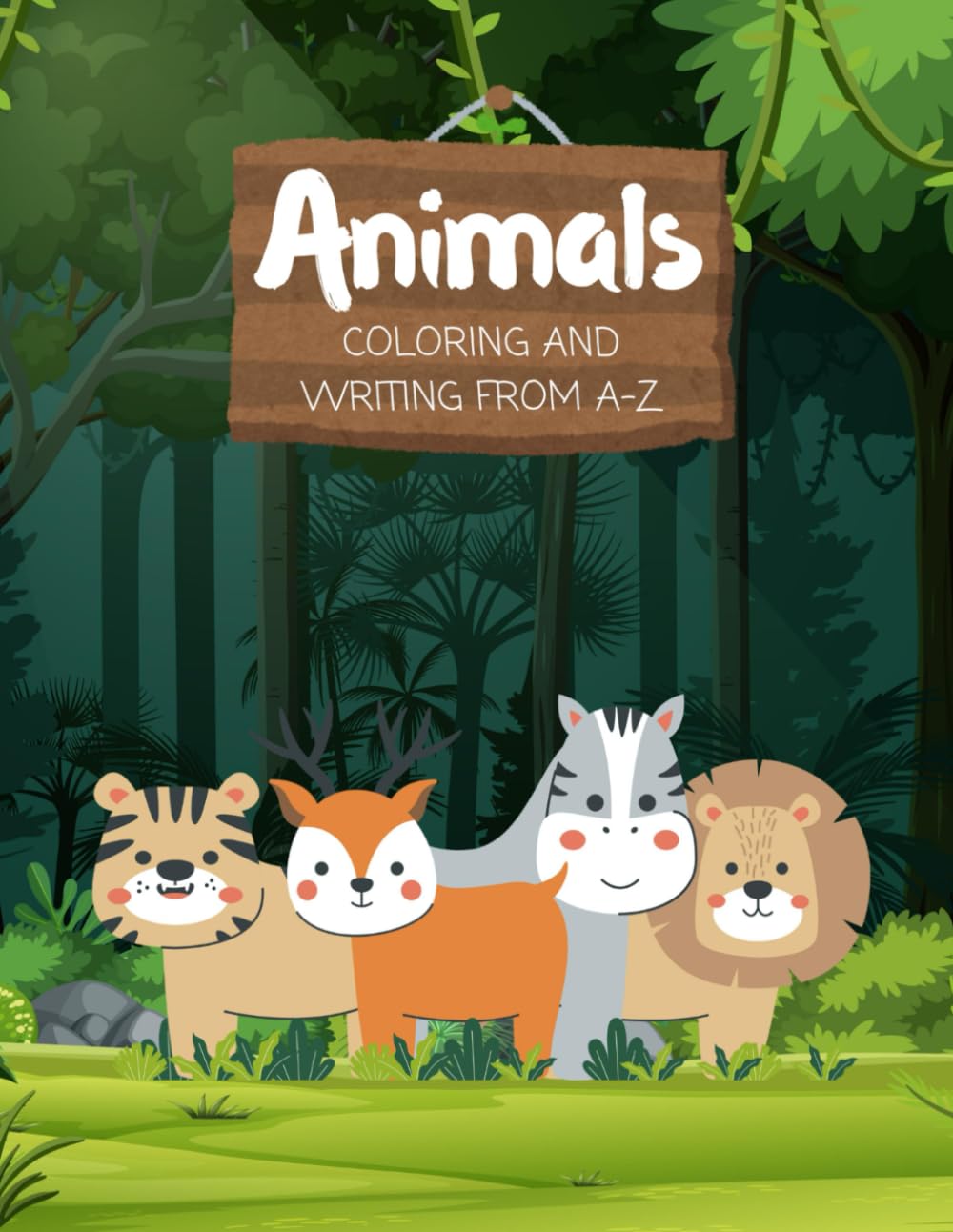 Animals Coloring and Writing From A-Z