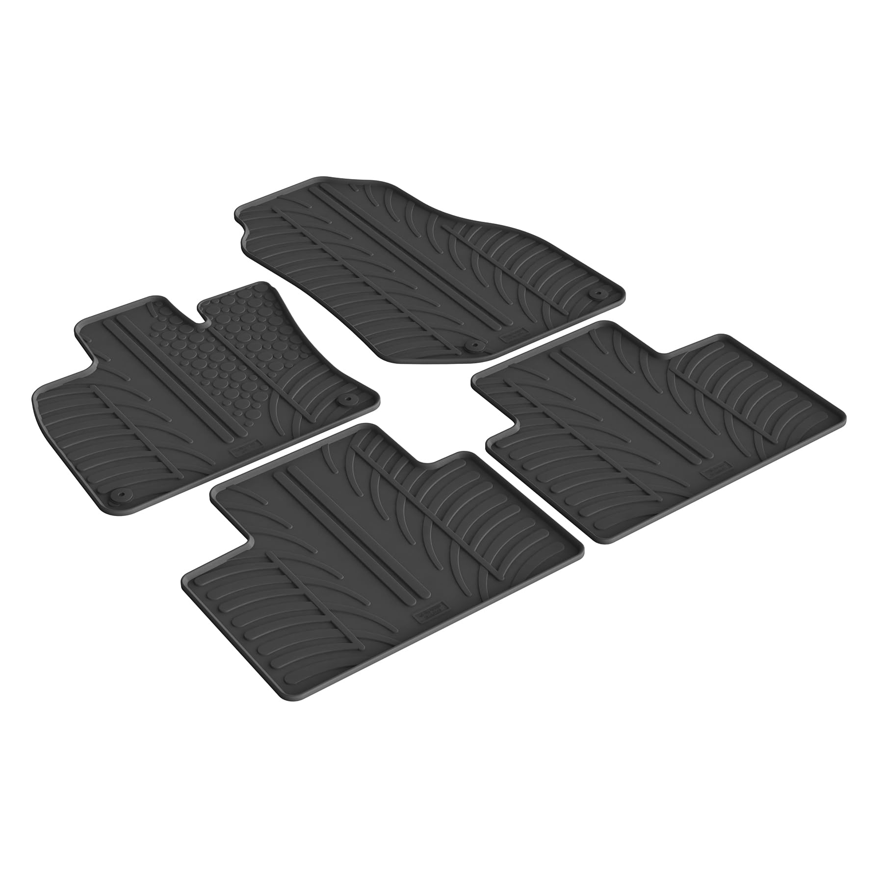 Gledring Tappetini in Gomma Compatibile con Lynk & Co 01 2021- (Profilo T 4-Parti)