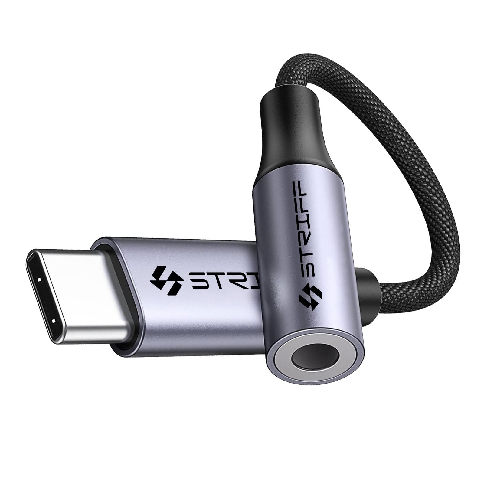 STRIFF Type C to 3.5 mm Audio Jack Connector with DAC Headphone Converter Adapter Compatible with iPhone 15 Pro Max/ 15 Pro/ 15 Plus, Galaxy S23/ S22/ S21/S208, iPad Pro, Pixel 8 & Other Type C Phones (B0D7QCLK2Y) Amazon Price History, Amazon Price Tracker