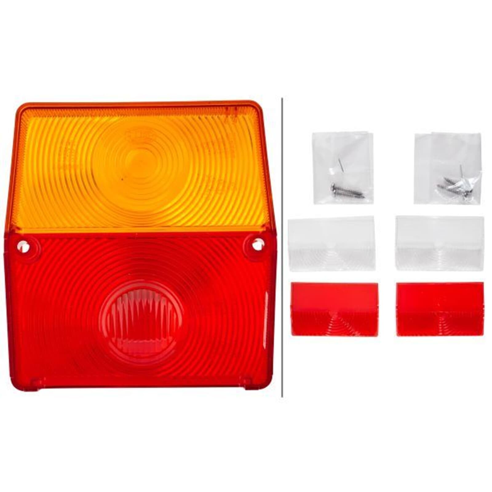 HELLA Lampa tylna zespolona - żarówek - 12V / 24V - Oprawa/przykręcany - ECE - Kolor szkła reflektora: czerwony/żółty - Wtyczki: Wtyk płaski - z lewej/z prawej - Ilość: 1 - 2SE 998 530-061