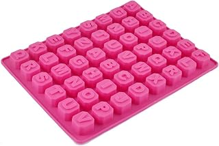 Ruilogod Silicone 48 Cavities Candy Pastry Cookie Chocolate Cake Baking Mould Fuchsia (id: c24 6df 881 4fa 536