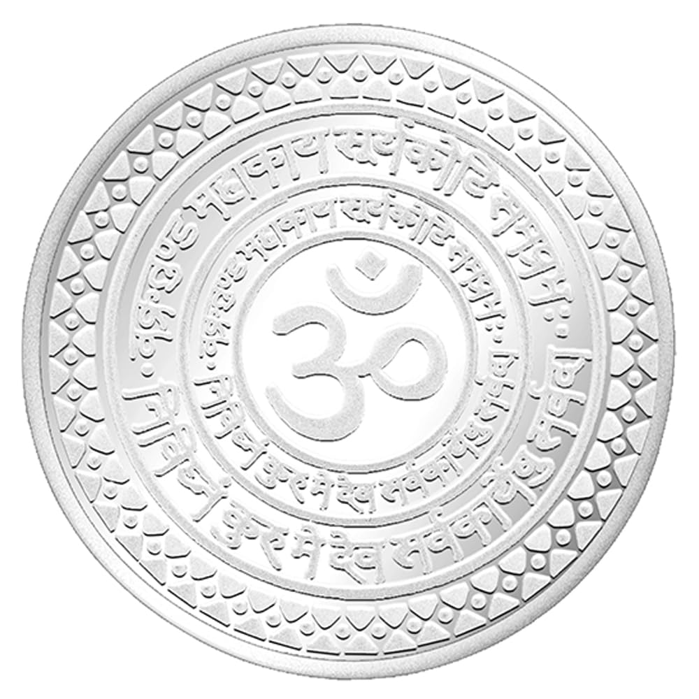 GIVA 999 Silver Om Coin | Gifts for Women and Men | With Certificate of Authenticity (B0CM3KM99L) Amazon Price History, Amazon Price Tracker