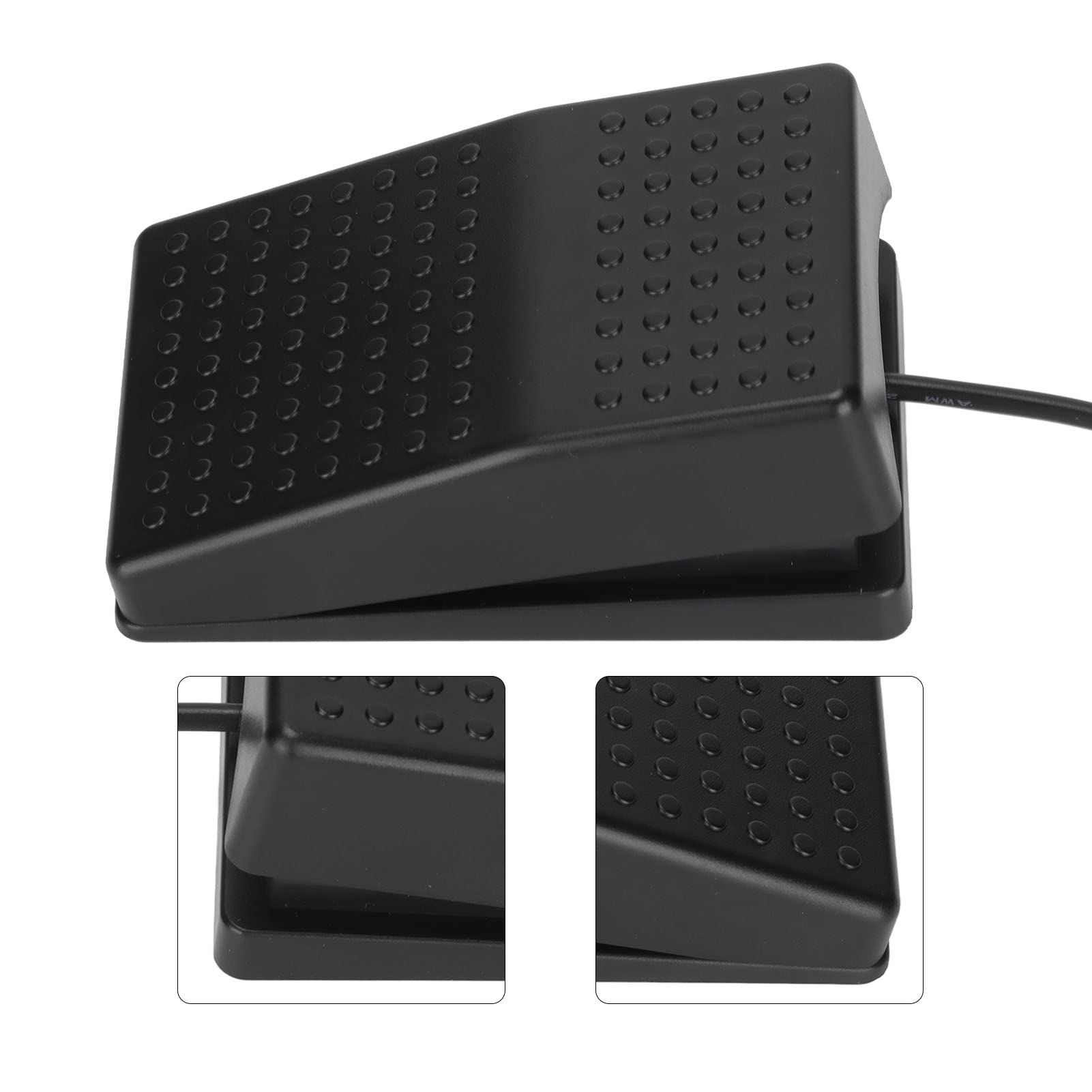 VBESTLIFE Pedale Interruttore a Pedale USB, Pedale Interruttore a Pedale Singolo Ergonomico Multifunzione Controllo del Gioco Action HID per Tastiera Mouse PC Laptop