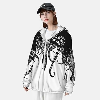 Amazon.co.jp: [Tgmall] ラッシュガード メンズ タコ柄 ブラック