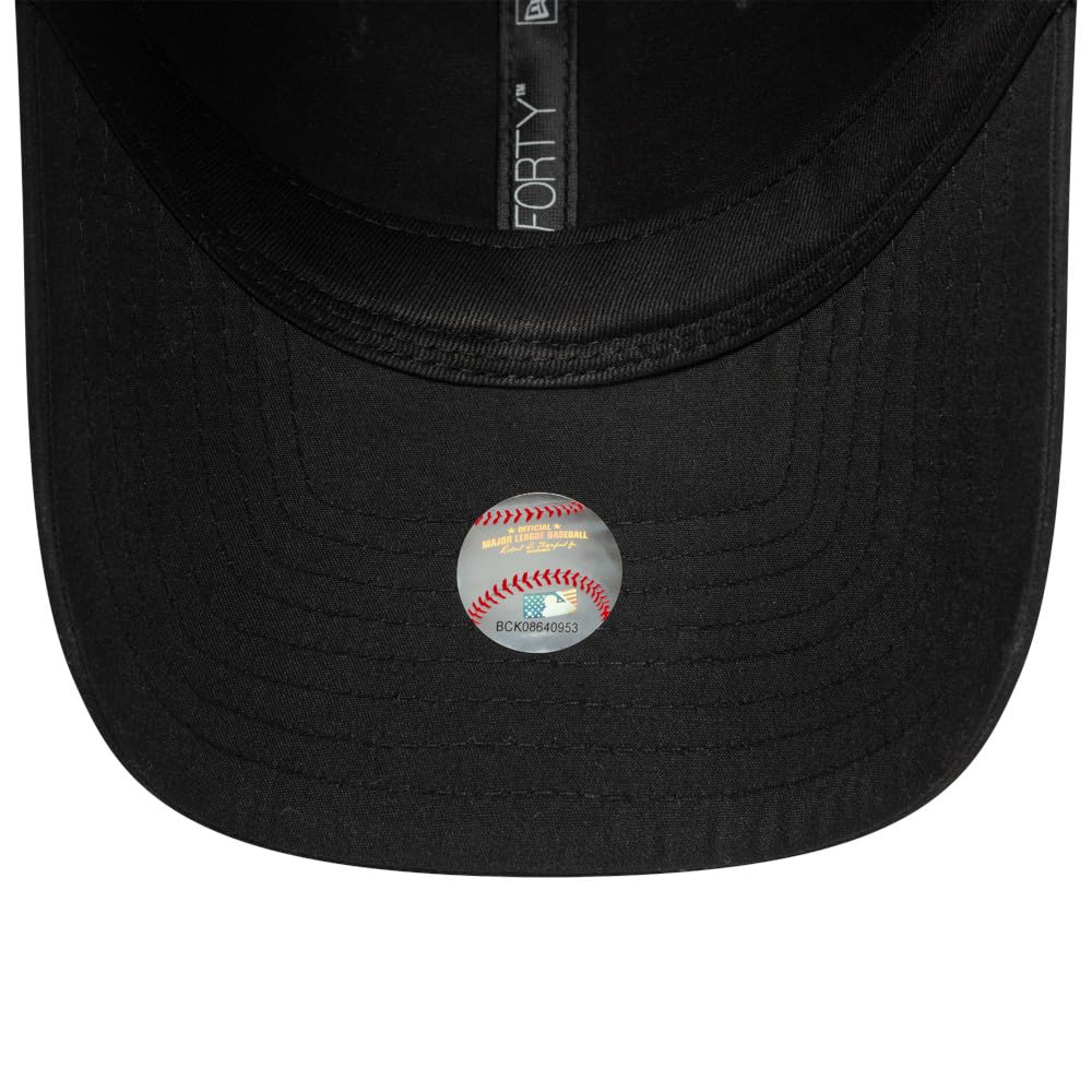 New Era Czapka baseballowa dla dorosłych Flawless MLB New York Yankees czarna, czarna, jeden rozmiar