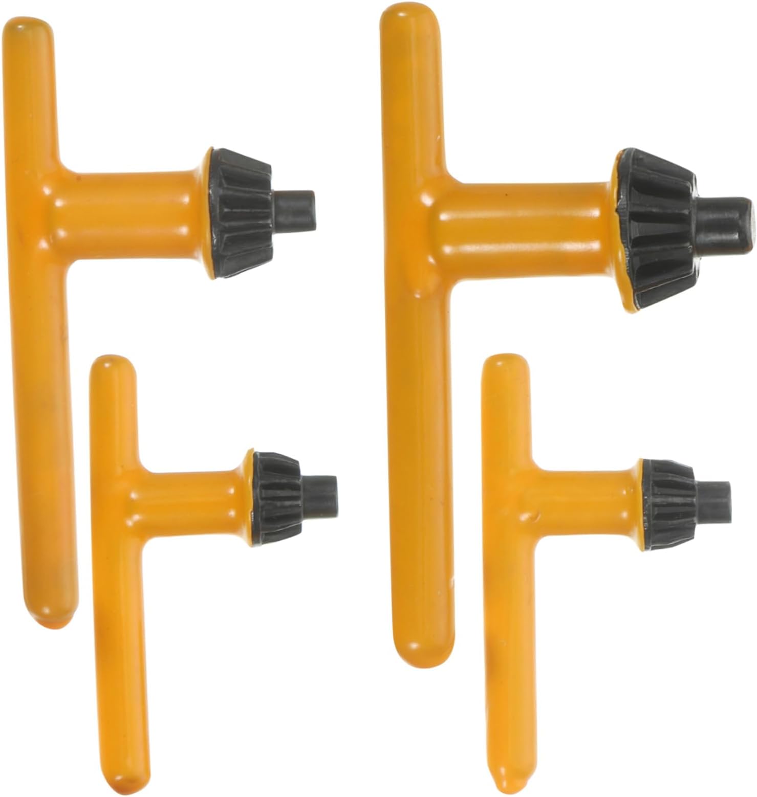 4 Pcs Drill Chuck Key Set Thumb Handle Chuck Wrench Replacement for Electric Drill Press Universal