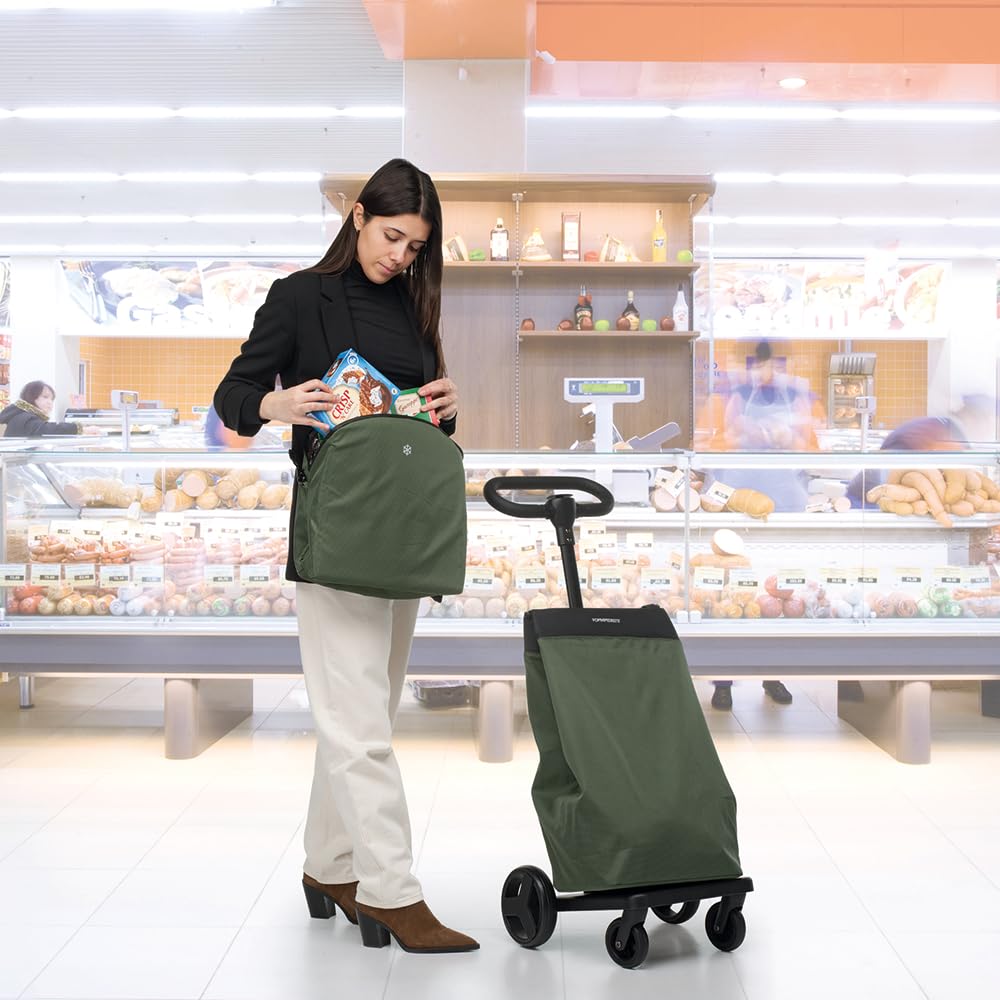 Foppapedretti Go Go Carrello Spesa, Green