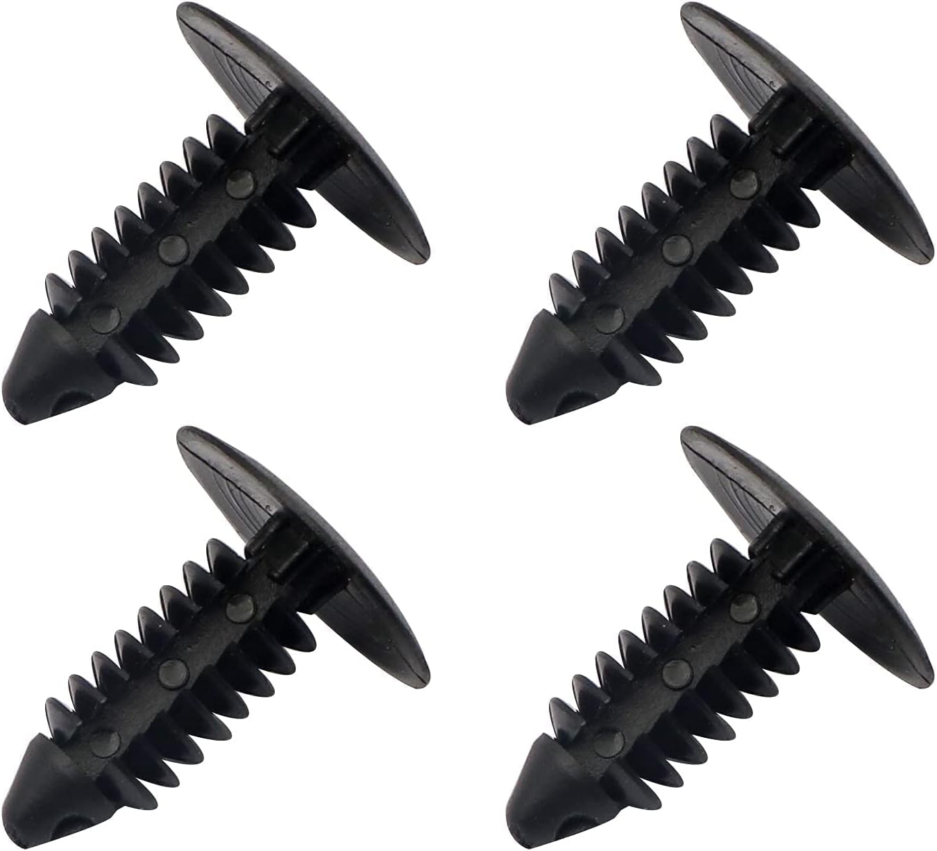 SecosAutoparts Set of 4 6-7mm Hole Bumper Plugs Front License Plate Holes Cover fit for Ford fit for Chevrolet fit for Dodge fit for Buick fit for Honda fit for Toyota fit for etc fit for Nissan