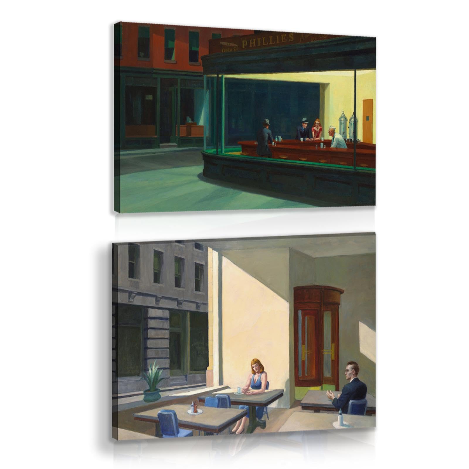 エドワード・ホッパーの『ナイトホークス(Nighthawks)』のアートワーク エドワード・ホッパーの『ナイトホークス(Nighthawks)』のアートワーク