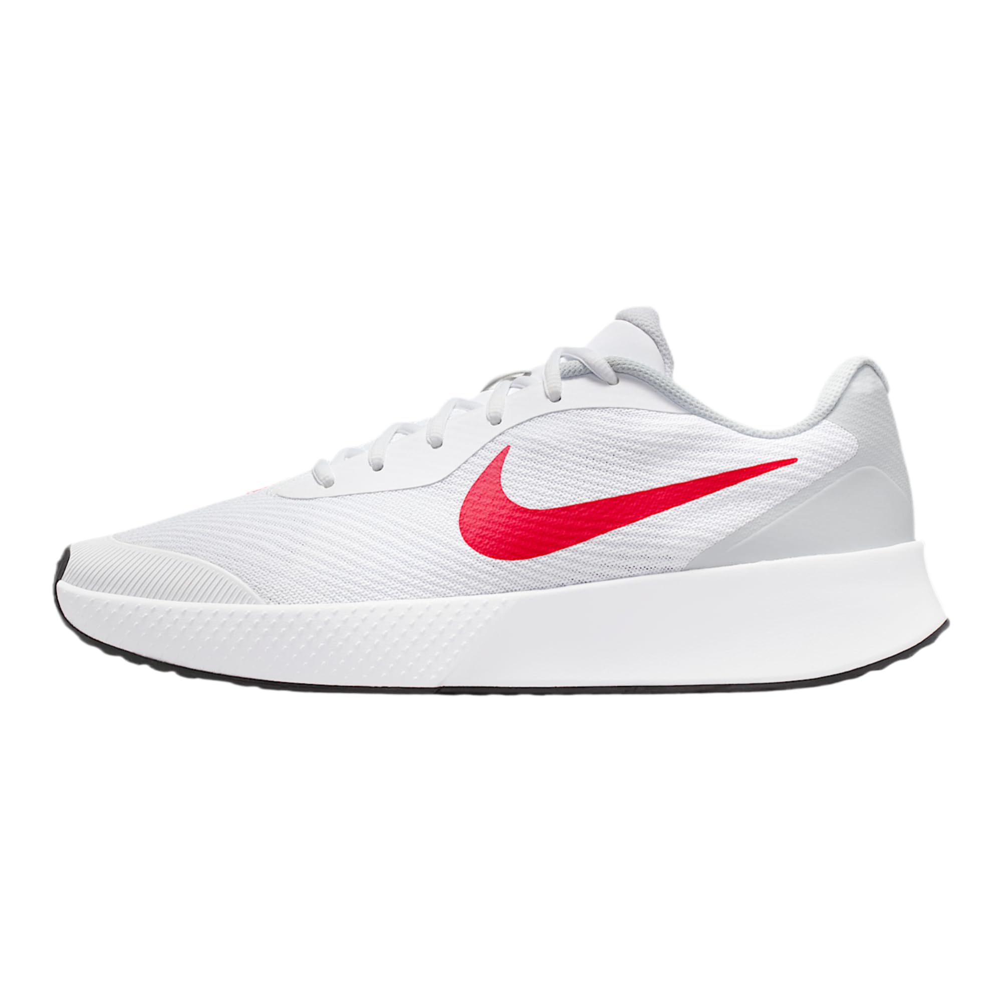 Nike Vapor Lite 3 Mens Hard Court Tennis Shoes White Pure Platinum Light Crimson