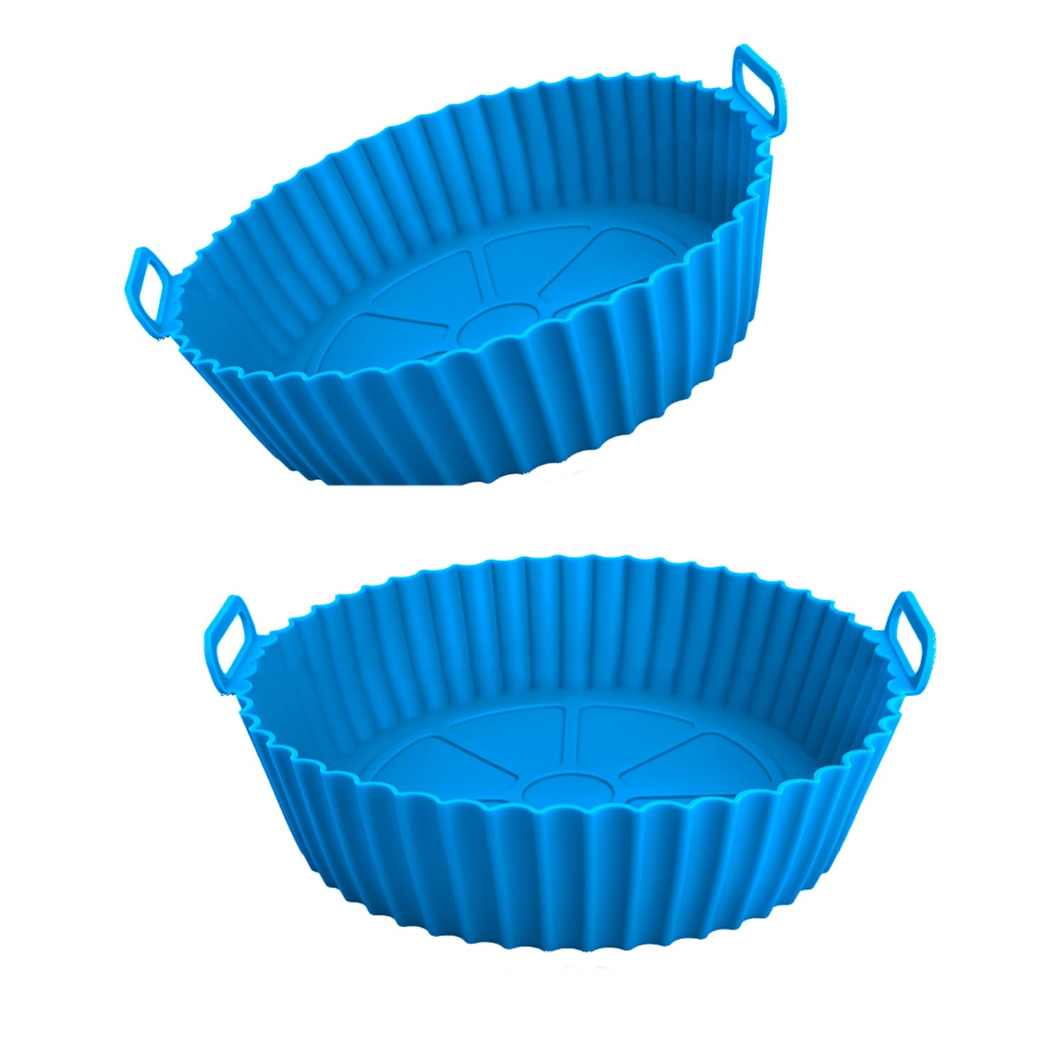 Carrot - Air Fryer Liner - Nonstick Washable Reusable Silicone Air Fryer Basket & Baking Tray, Easy to Clean, Heat Resistant Airfryer Liner (Blue Pack of 2) (B0CBQPPNBC) Amazon Price History, Amazon Price Tracker