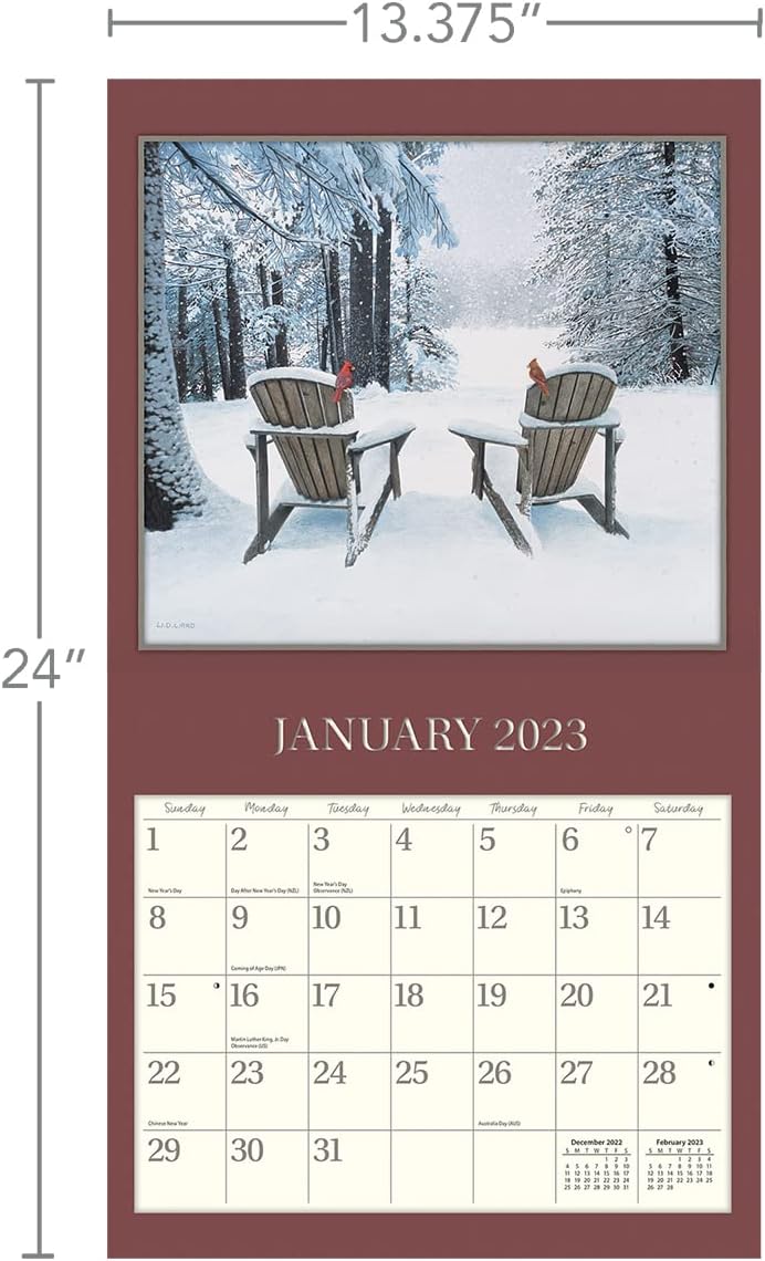 LANG COTTAGE COUNTRY 2023 WALL CALENDAR