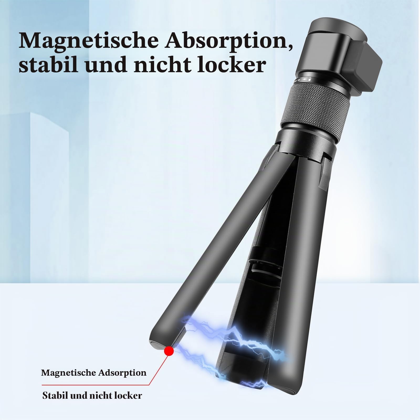 Mini-Stativ für ActionKamera, zusammenklappbar, drehbar, für Insta360 X3 X4 X5/One X2 / One X/One RS, PULUZ 1/4" Schraube, Bullet Time kompaktes Tischstativ für Gopro/DJI und mehr, Gimbal, Griff