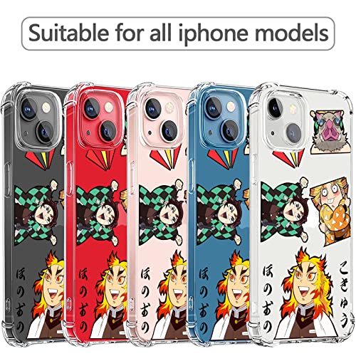 Coque iPhone 15 Pro Max transparente anime résistante aux chocs - 8