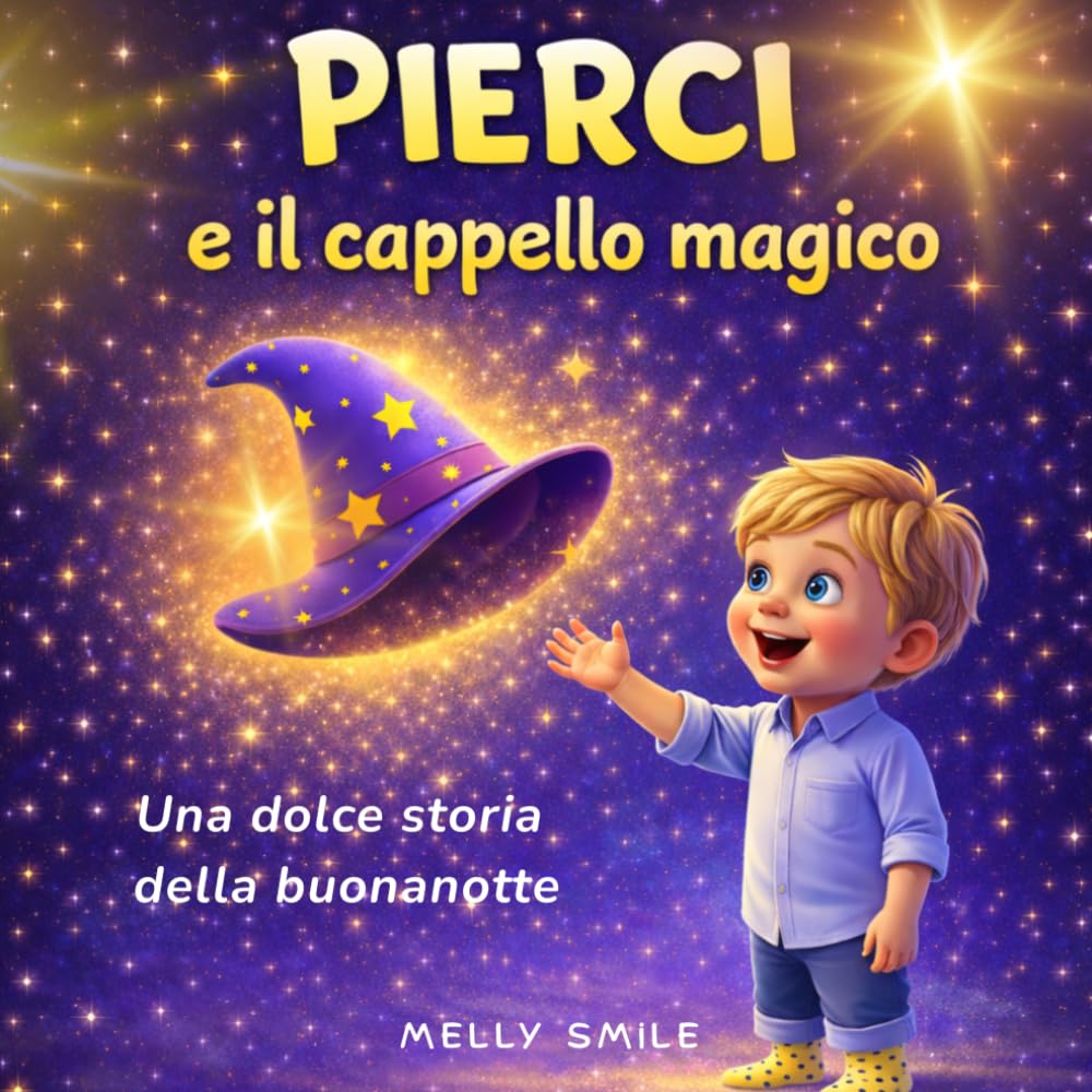 Pierci e il Cappello Magico: Una dolce storia della Buonanotte per bambini dai 2 ai 4 anni