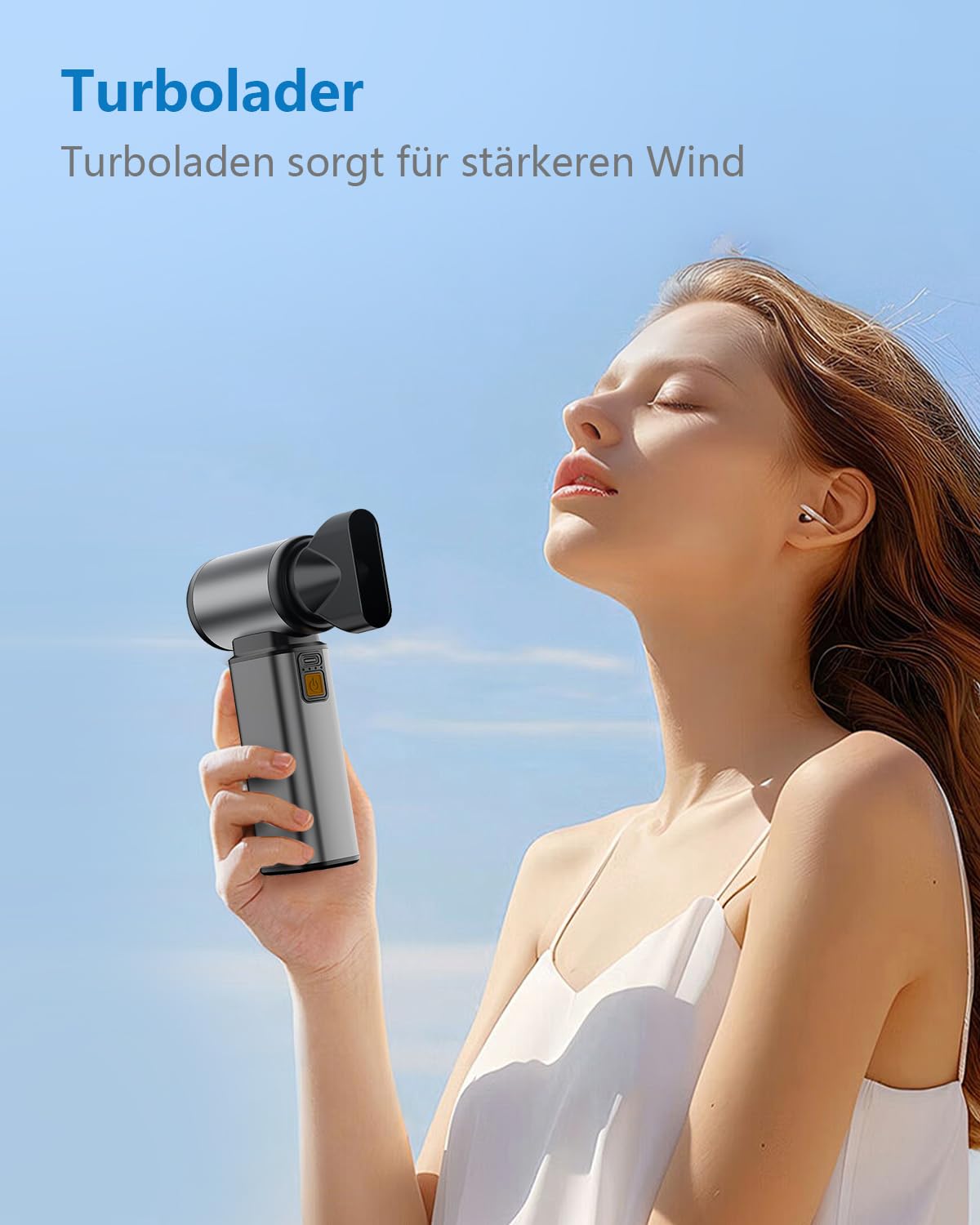 Electric Air Duster- Super Power Elektrische Staubgebläse, Koala Global Wiederaufladbare Luftgebläse Einstellbare Eine Metallhülle Mini Gebläse Staubgebläse für Computer Tastatur Outdoor Haus und Auto