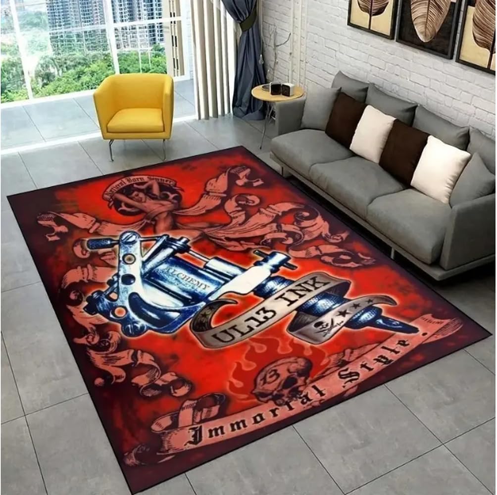 Tapis mystique de sorcellerie idéal comme paillasson pour studio de tatouage