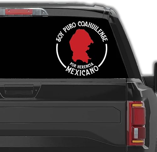 Miniatura 3 de Coahuila - Adhesivo para Trocas para Carro, México, calcomanías para camiones, vinilo para Trocas Personalizada con Estados de México (5 pulgadas,