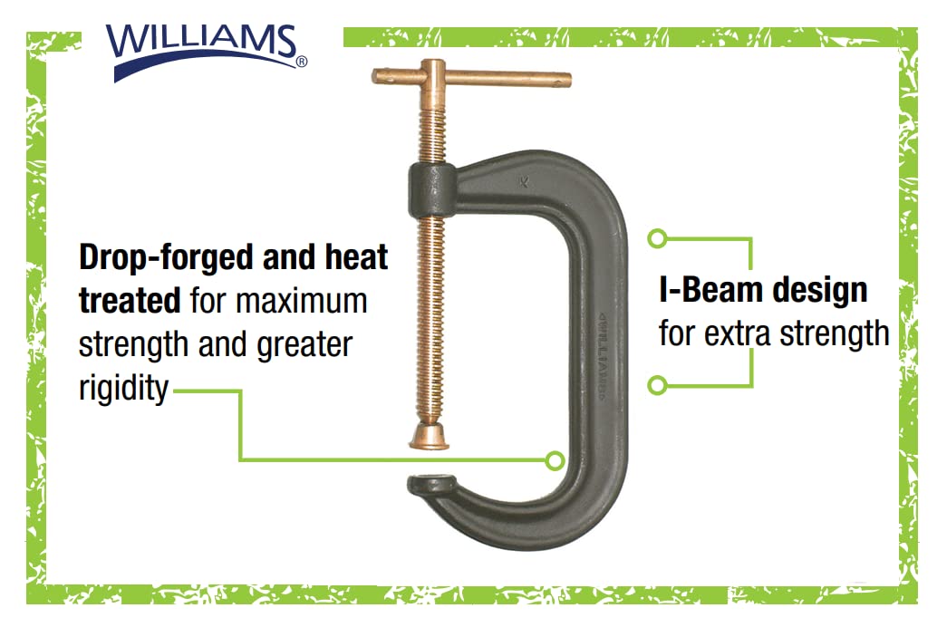 Williams CC-402C 2-Inch Drop Forged C Clamp