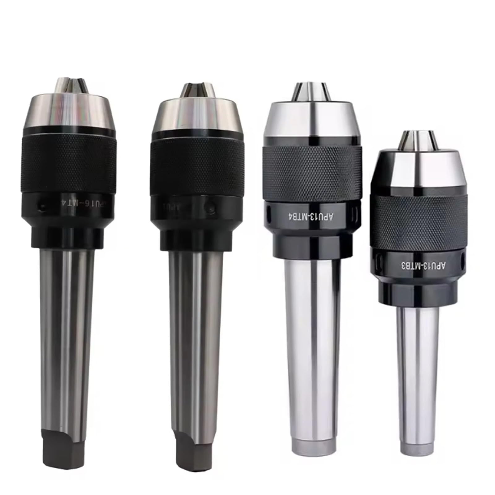 MT2 MT3 MT4 C20 C25 C32 R8 7/16 M12 Porte-outils APU13 APU16 CNC Mandrin de perceuse auto-serrant intégré à trois mâchoires (C25-APU16)