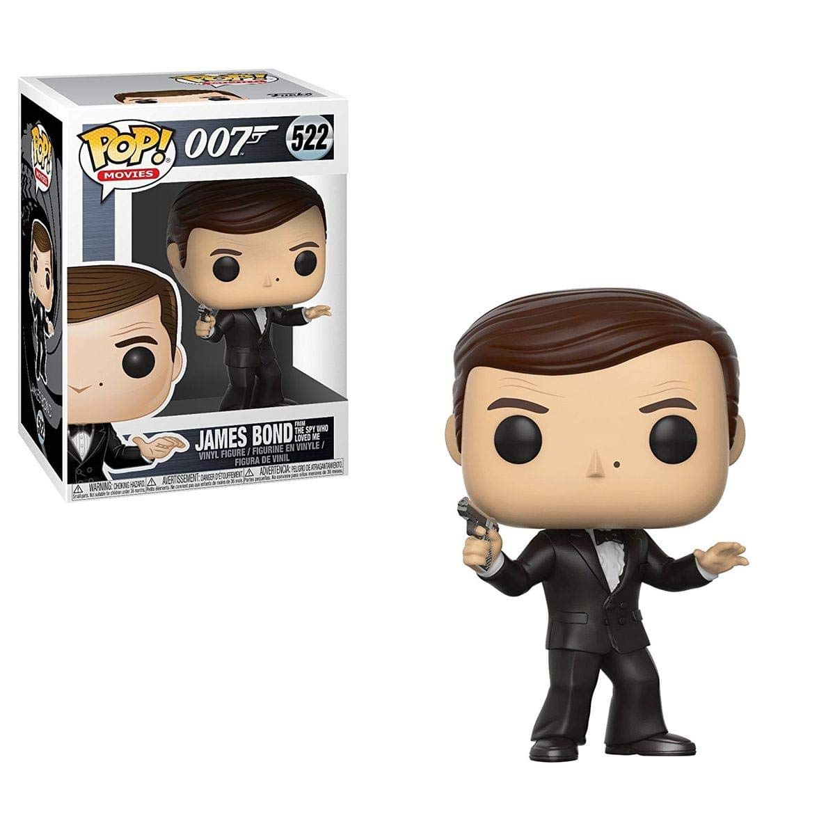 ファンコ Funko Pop! 007 James Bond ジェームス・ボンド Amazon.com: Funko Pop! Movies: James Bond Roger Moore Collectible