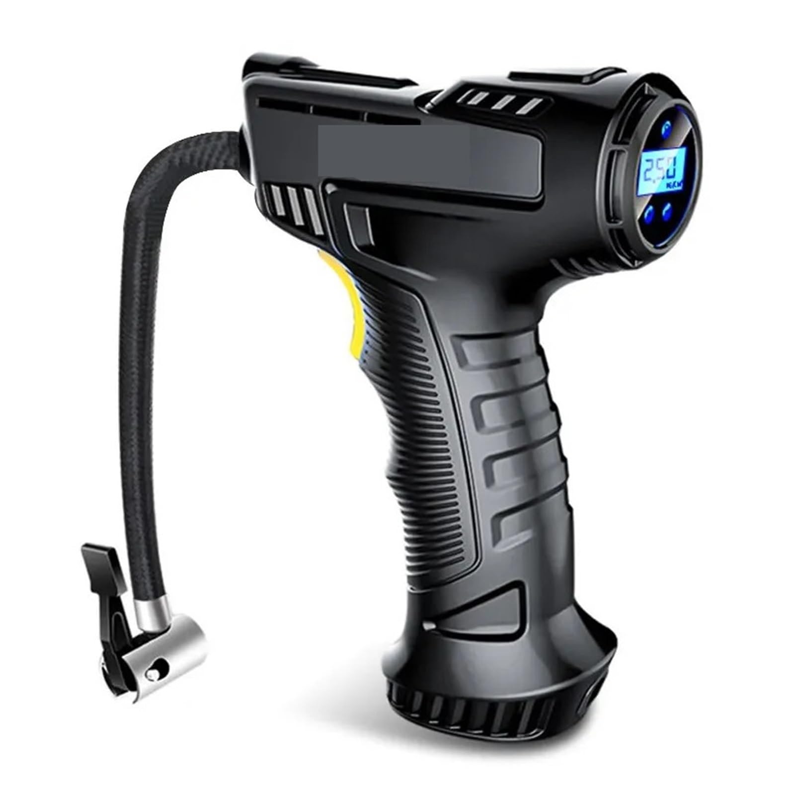 Compressore d'Aria Portatile da 120 W Pompa Gonfiabile Wireless/cablata di Aria Gonfiatore Digitale for Palloni Bicicletta for Auto Inflazione Istantanea(Wireless Style)