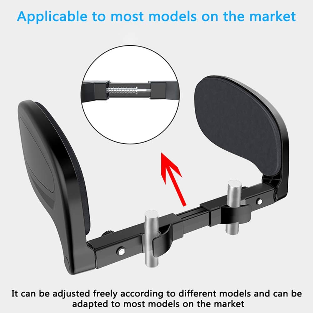 Car Seat Headrest Pillow,Car Travel Headrest,Retractable Car Support Seat Headrest,180 Degree Adjustable Both Sides,No Odor Easy Clean,Suitable for Adult and Kids