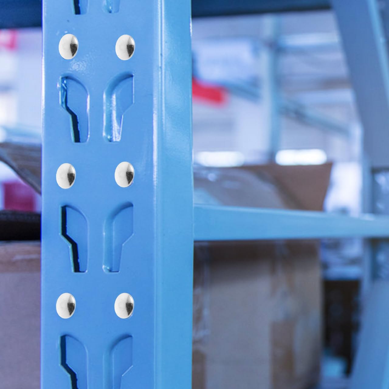ULTECHNOVO 50 pezzi accessori per scaffali, ganci di sicurezza per scaffali pallet, perno di sicurezza per scaffali a j-vite, scaffale per pallet, gancio a J, spilla di sicurezza in metallo argentato