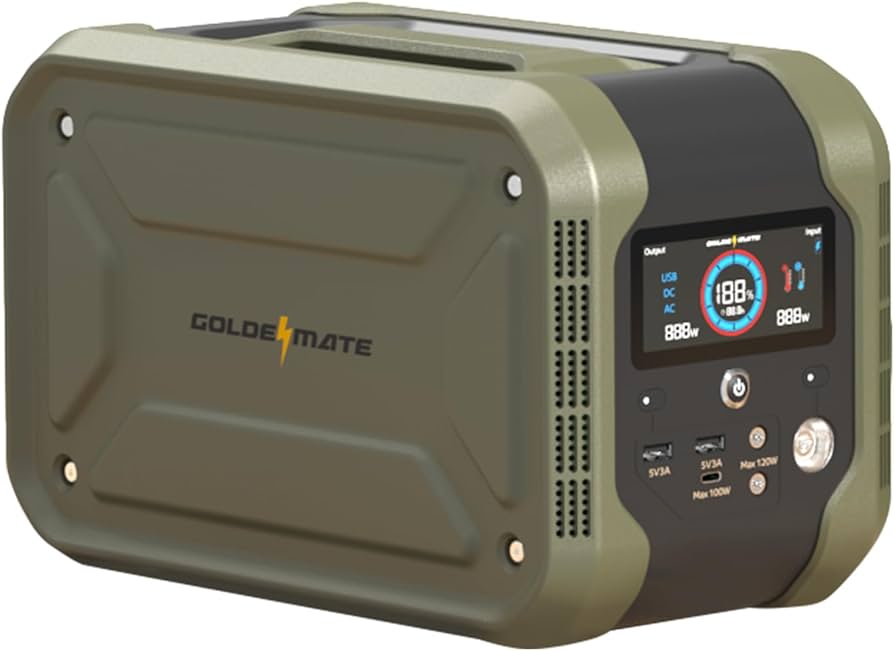 Amazon.co.jp: GOLDENMATE Thunder 280 ポータブル電源 277Wh