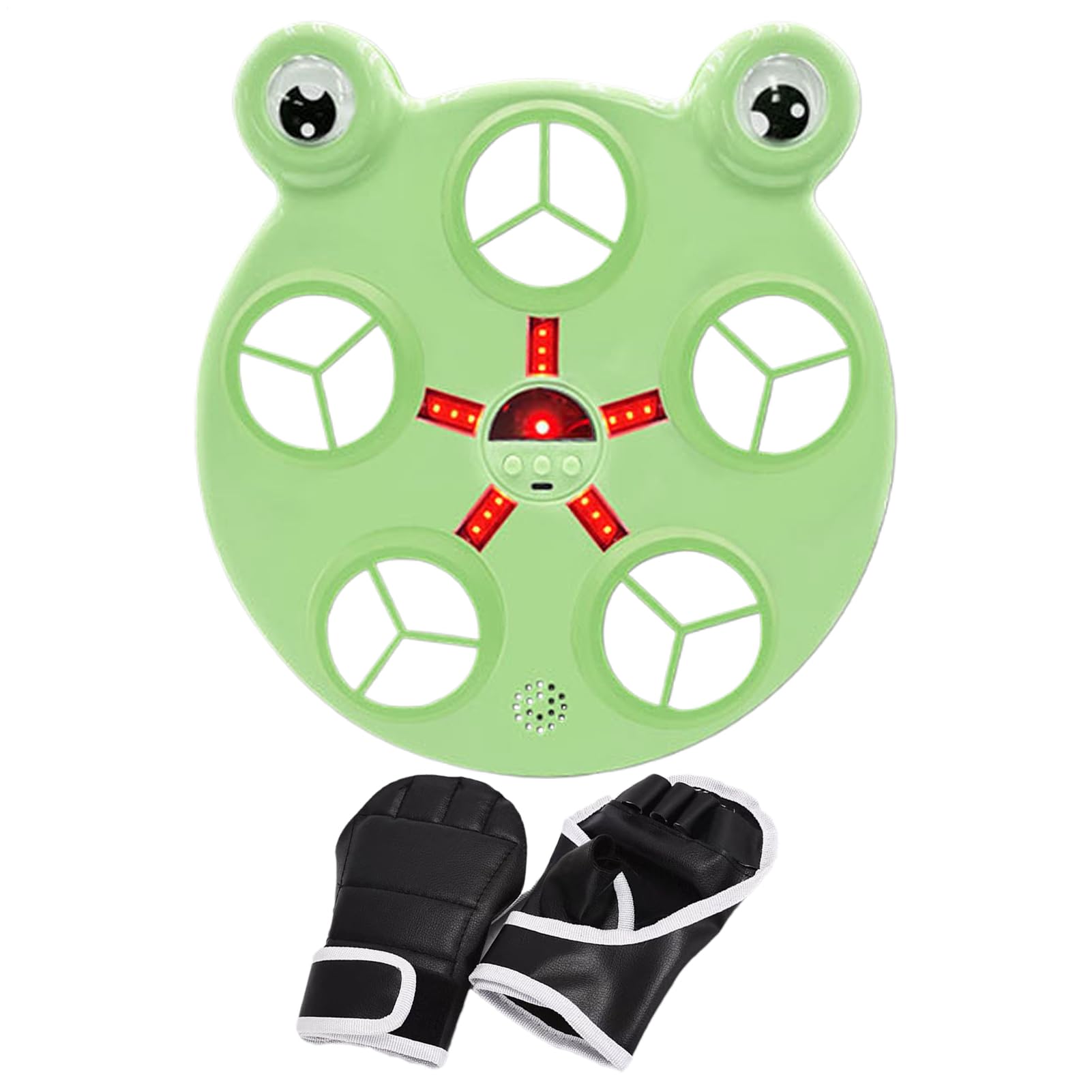 Macchina da boxe musicale intelligente – Fissaggio a parete, allenatore di battito musicale, dispositivo di allenamento a velocità regolabile con luce, attrezzatura per esercizi | Adulti Sport