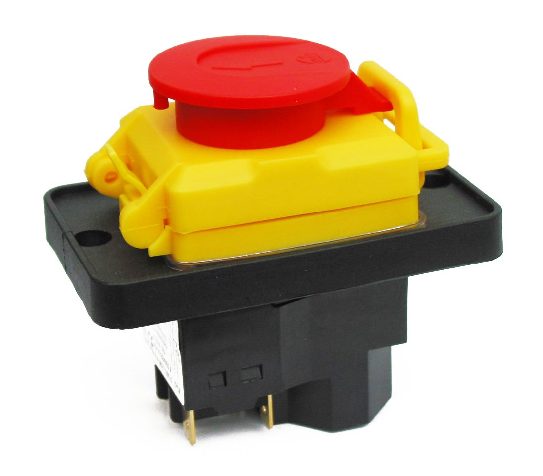 Kedu Originale Interruttore Magnetico Incasso Interruttore KJD18 - Relè Magnetica Automatico PVC IP54 Giallo
