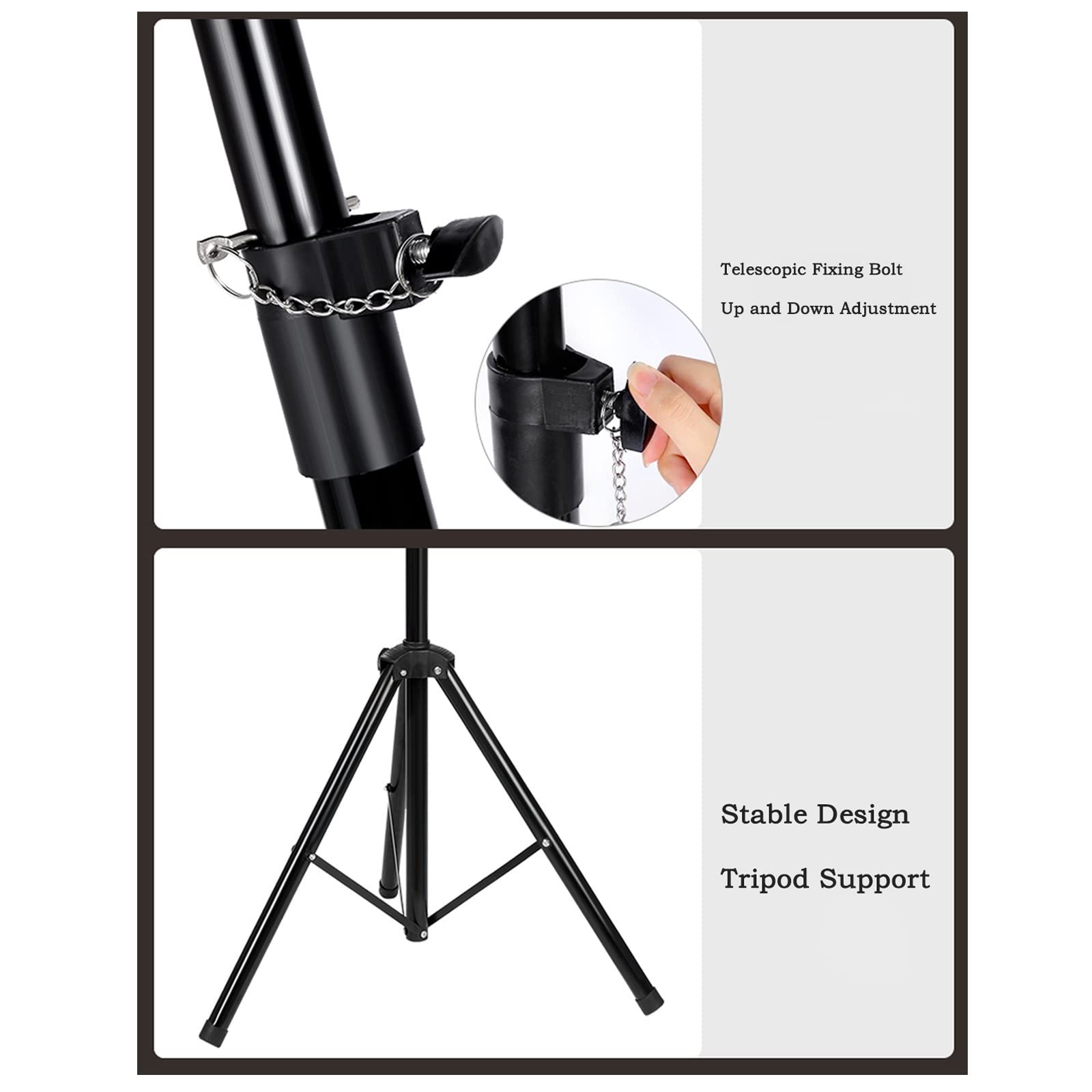 Support De Projecteur Support d'élévation de Bureau Suspendu Support de Sol Portable Outil de Plateau de projecteur Support de projecteur Universel for la Maison Support Réglable(1.4M)