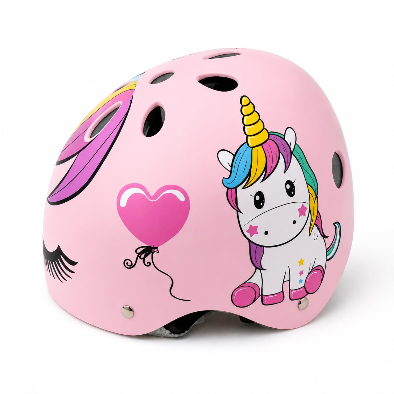 Unicorn Pink Kids Bike Helmet for Boys & Girls (4–10 Years) | Adjustable Multi-Sport Safety Helmet for Cycling, Skating, Scooter & Skateboard | Lightweight ABS Shell with EPS Impact Protection-picture-20