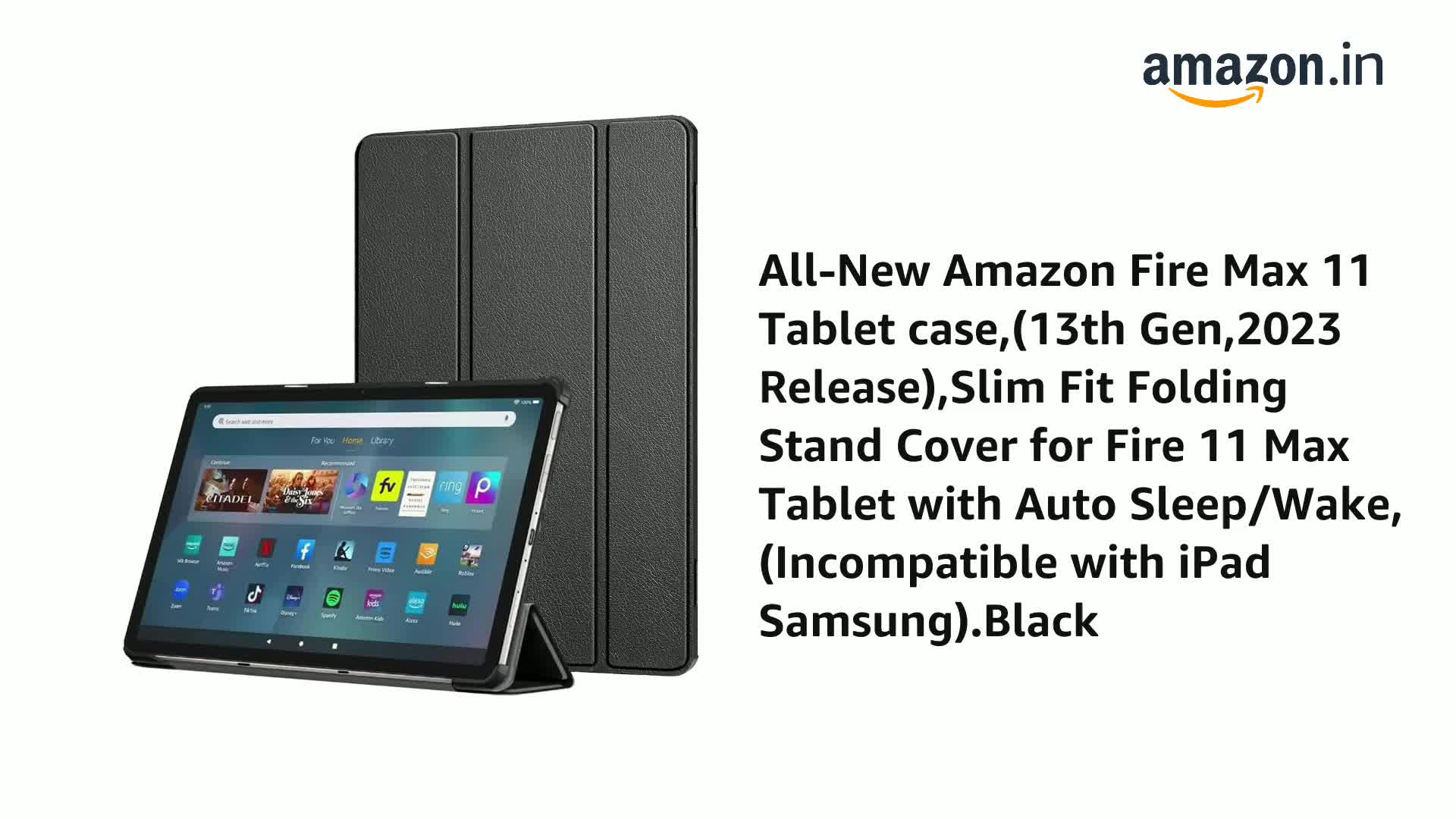 Snowwicase All-New Amazon Fire Max 11 Tablet Case,(13Th Gen,2023
