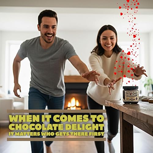 Miniatura 6 de Chocolate Delight Spread hecha con mantequilla de ghee Julians Valleys  Dates Jarabe  Bélgica Chocolate  14oz sin OMG sin lactosa sin gluten Paleo y