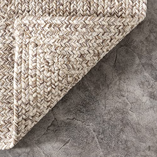 Nuloom Wynn Braided Indoor/Outdoor Runner Rug, 2' 6" X 6', Tan #TOP4