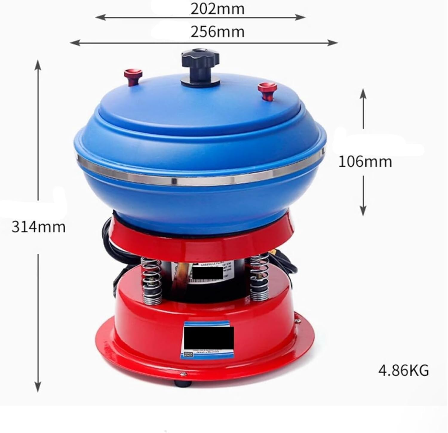 Machine vibrante pour polissage humide et sec et finition de bijoux et de petites pièces