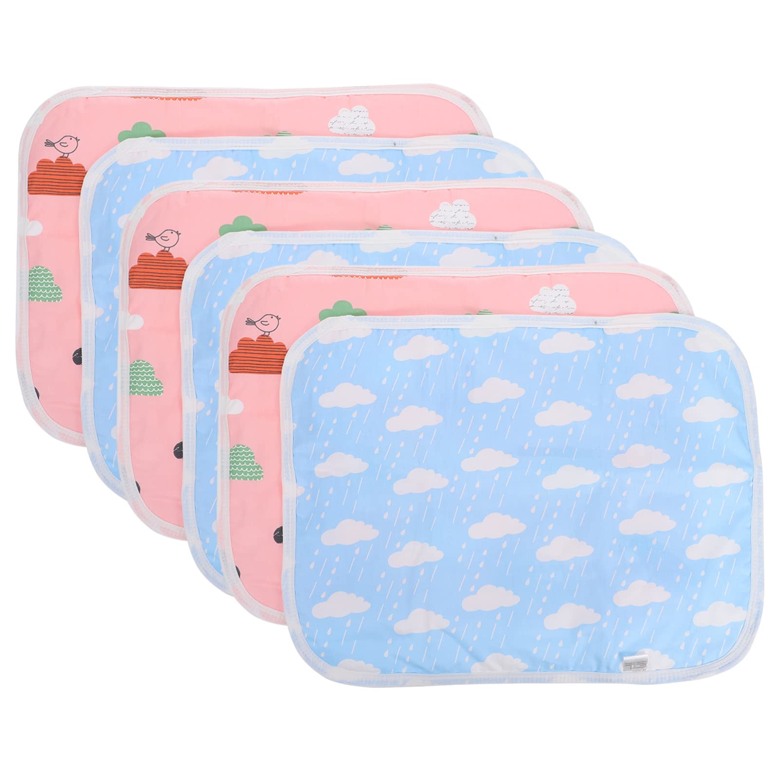 POPETPOP 6pcs Fleece Liner Animals Toys Ferret Bed Squirrel Other Pet Diapers Gerbil Bunny and Clouds Lining- Cotton Mat Pig Cushions Thermal Rabbits Bedding Style Pee Lining Hedgehog