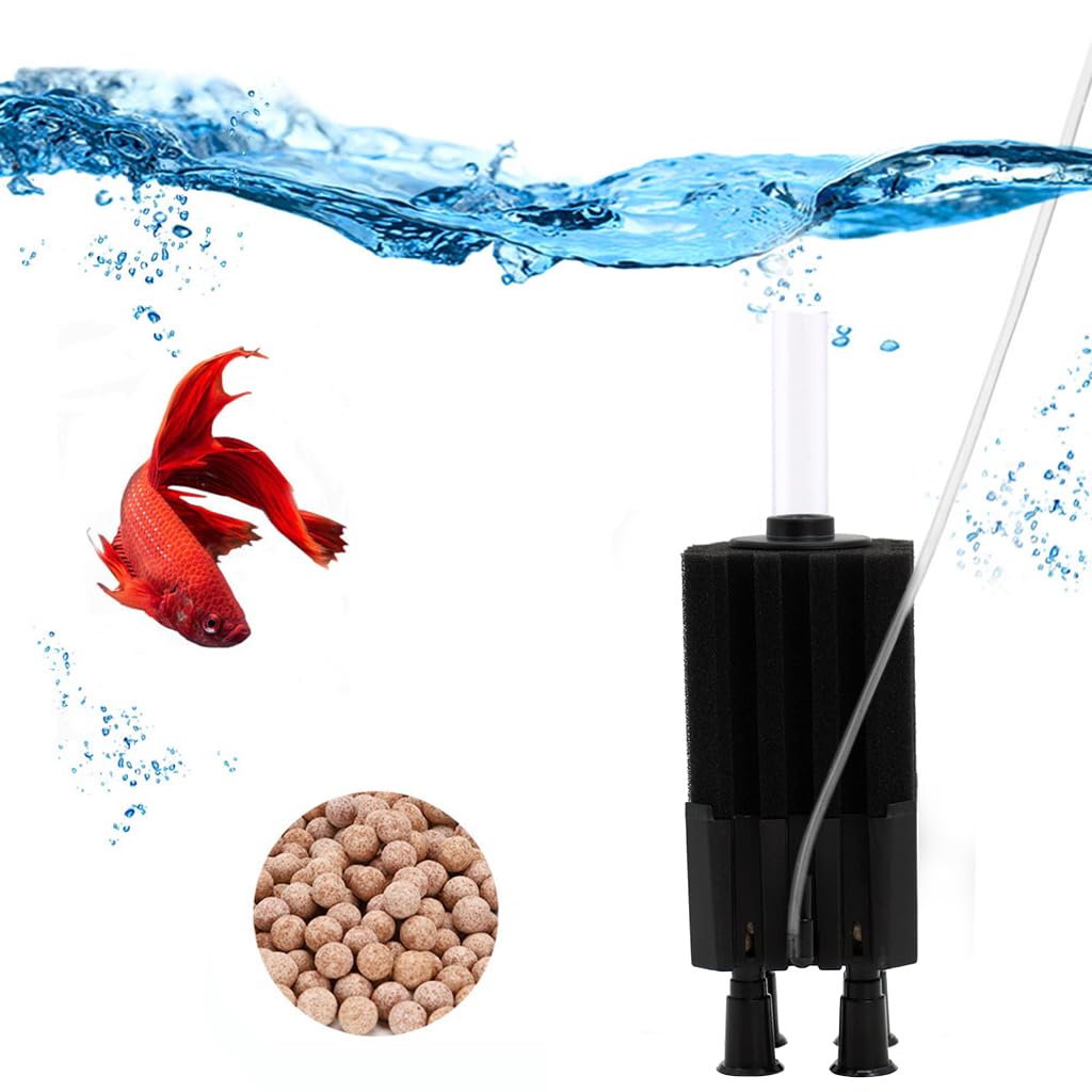 Qpets® Aquarium Water Filter Fish Tank Internal Filter Oxygen Generator Biochemical Filtration Cotton Panel Water Filter, with Built in Filtration Ball Quiet Aquarium Water Filter (B0CBS1ZDVW) Amazon Price History, Amazon Price Tracker