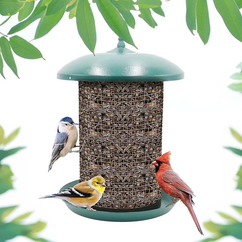 Zenport Z203010 Hanging Bird Seed Screen Feeder, Green - Produktbild 4