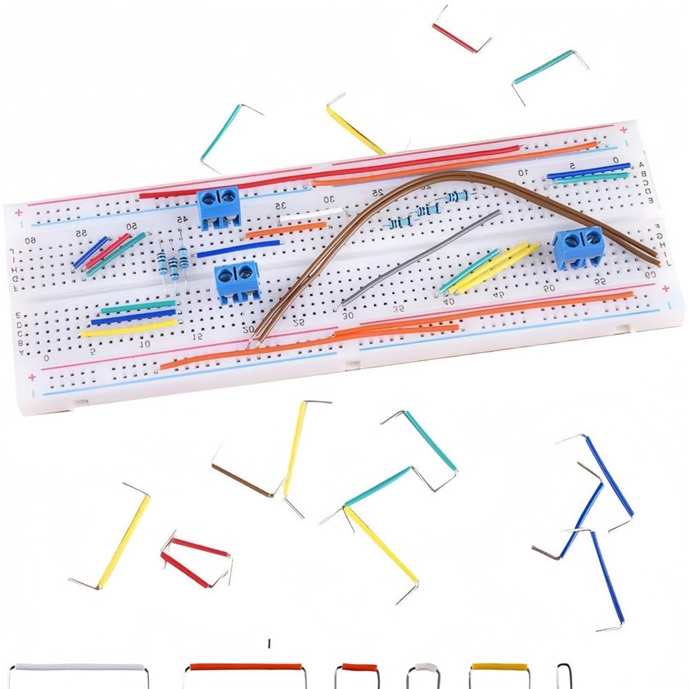 840-częściowy zestaw drutów Jumper, 14 długości, różne prefabrykowane druty Jumper, bez lutowania, elastyczna płytka wtykowa, akcesoria DIY z pudełkiem do przechowywania, kabel Jumper do