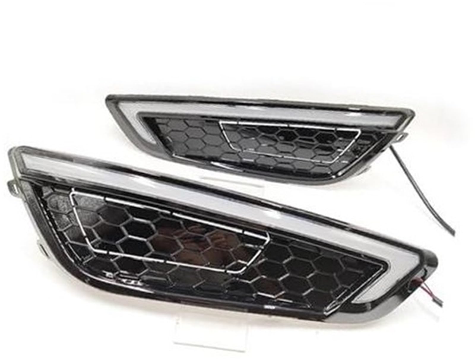 Kierunkowskaz samochodowy 2 szt. LED DRL żółty kierunkowskaz światła do jazdy dziennej osłona lampy przeciwmgielnej, dla Focus, 2015 2016 2017 2018 Światło kierunkowskazu samochodowego