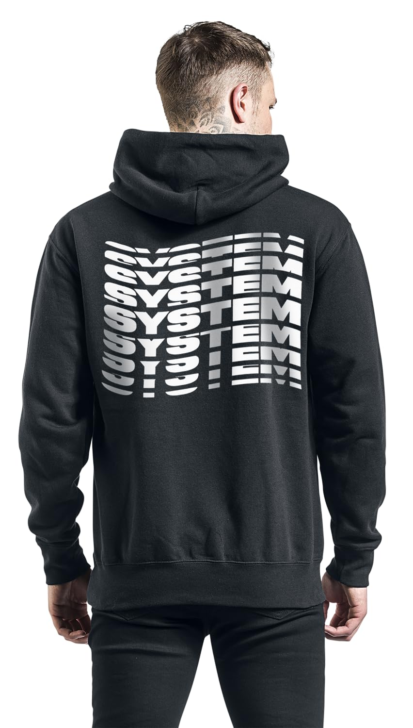 System Of A Down System Waves Männer Kapuzenpullover schwarz