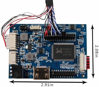 VSDISPLAY Controller Board Fit for 14 15.6 1366x768 40Pin LVDS LCD Screen