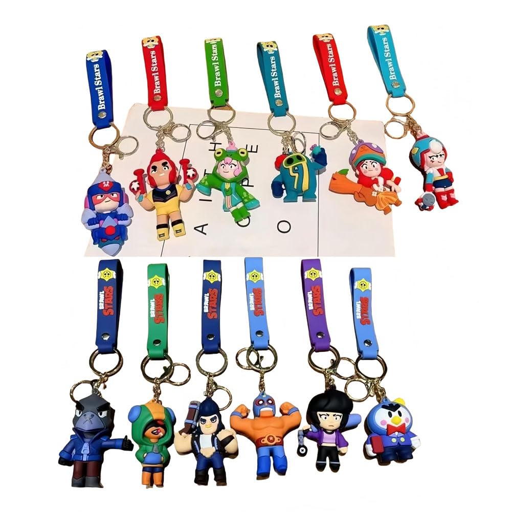 Amazon.co.jp: ブロスタ キーホルダー PVC製 軽量＆可愛いデザイン