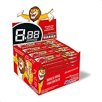 Alcafoods Barra de Cereal, 22g, Caixa com 24 Unidades (Chocolate)