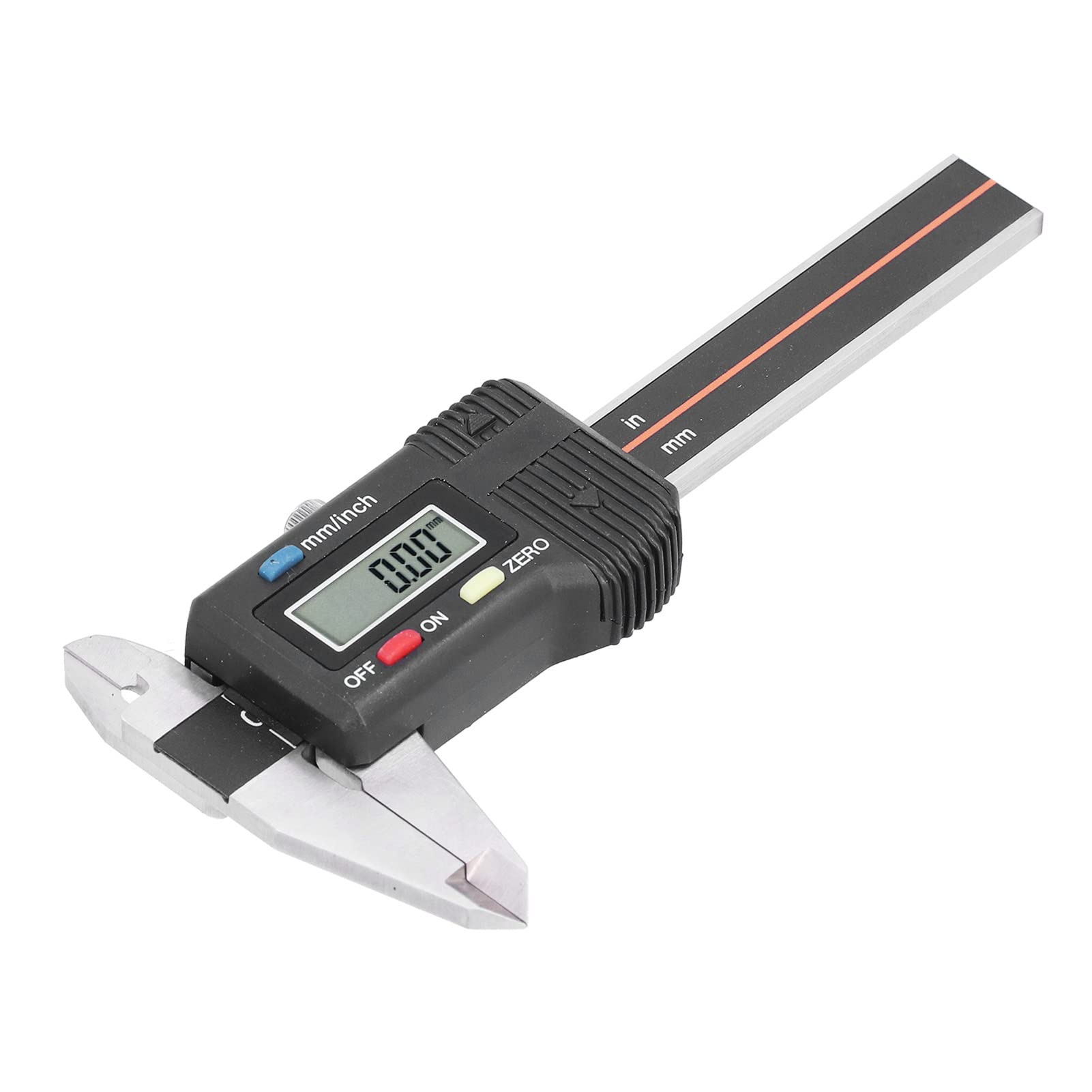 Calipadora digital, herramienta de medición digital de acero inoxidable 3CR13, instrumento de medición digital, calibración de procesamiento mecánico para mecánica