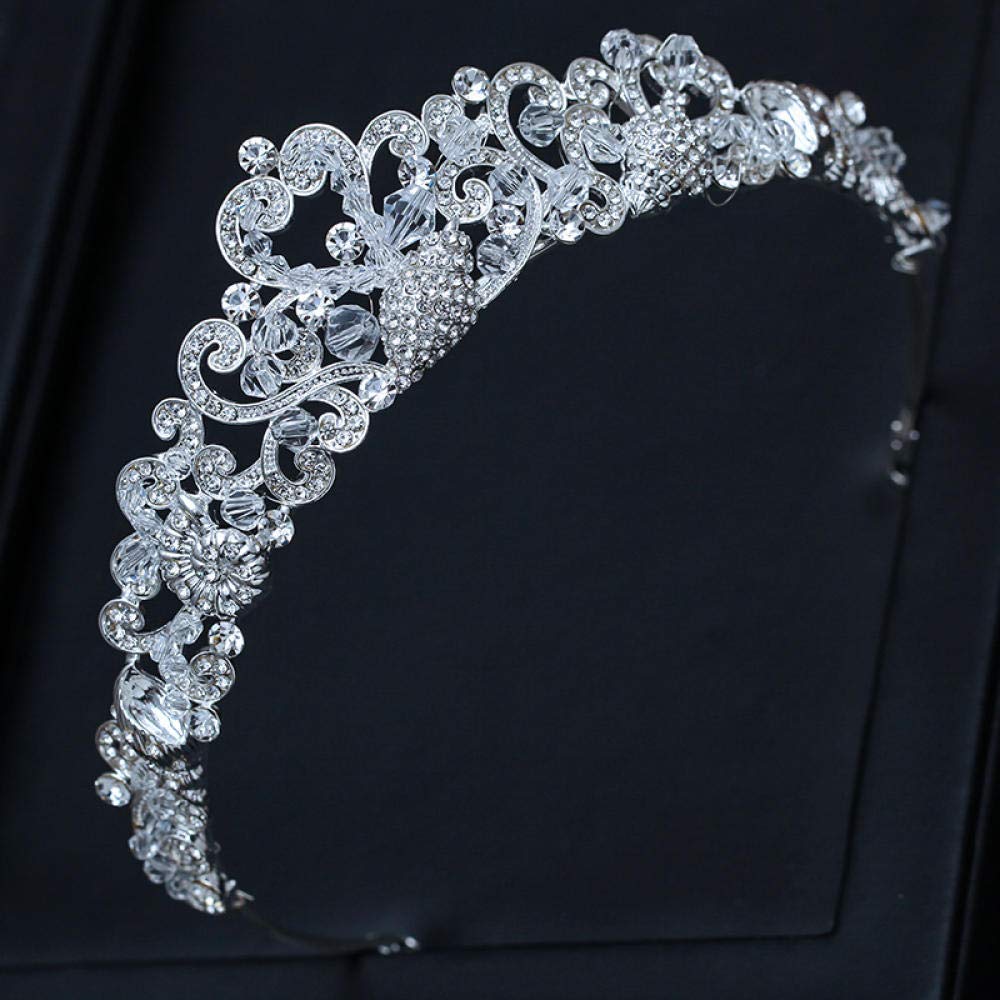 Tiara Ruinuo 316L'Alliage Coiffe La Couronne Mignon Conque Argent Femme Simple Fashion Mariage Accessoires Cheveux Serre-Tête Vintage Cadeau Parti