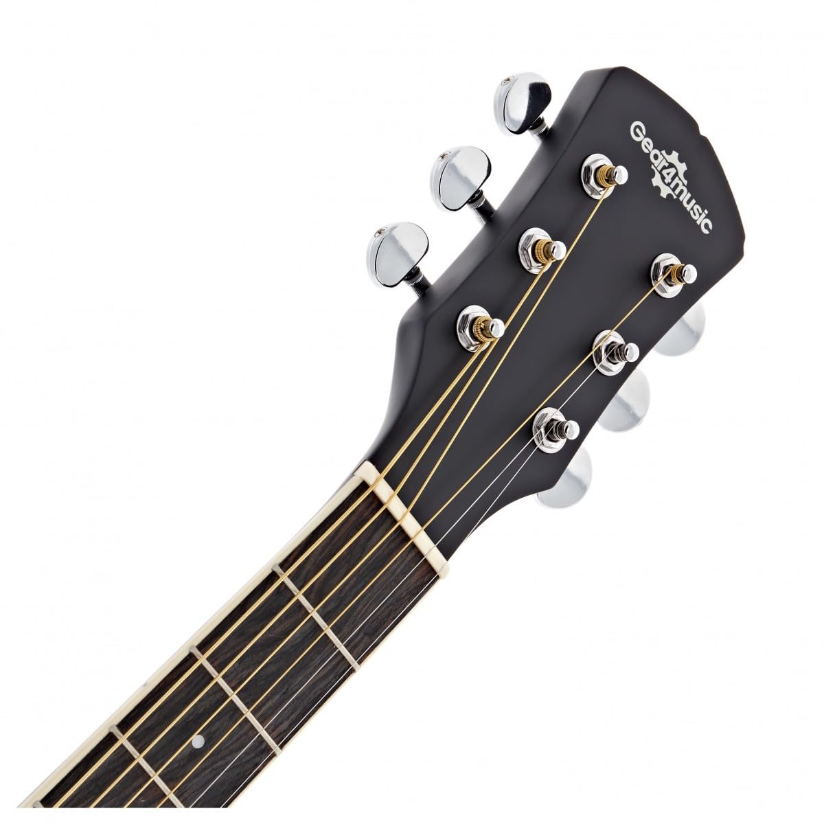 Chitarra Elettroacustica Cutaway Nera, Ampli 15W e Accessori | Manico a C Comodo per Principianti, Preamplificatore EQ 3 Bande Integrato, Ampli 15W e Pacchetto Accessori Completo Incluso